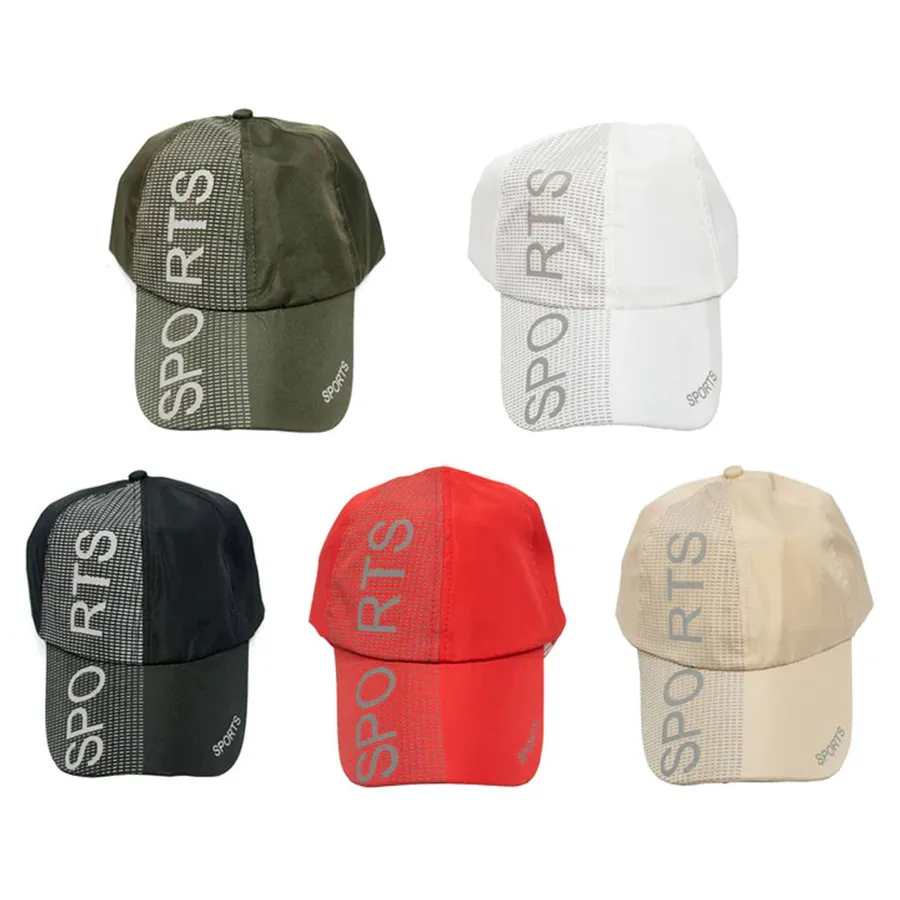 Waterproof Sports Casual Unisex Baseball Caps - Assorted — wholesale Apparel & Accessories by the case