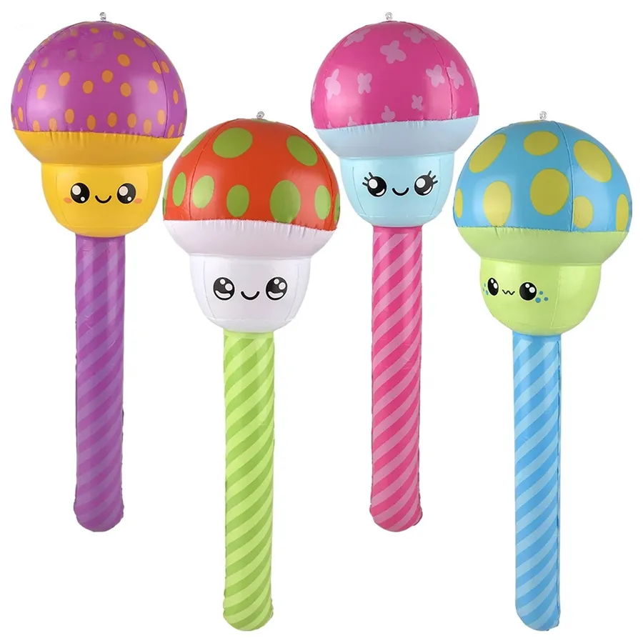 Mushroom Inflate Wand Kids Toy - Assorted — wholesale Toys & Games by the case