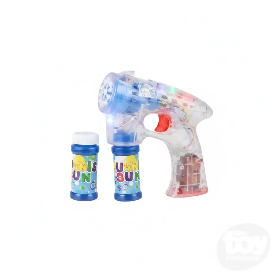 7-Inch Light-Up 10-Hole Bubble Blaster - Kids Toys and Novelty Party Favors — wholesale Party & Gifts by the case
