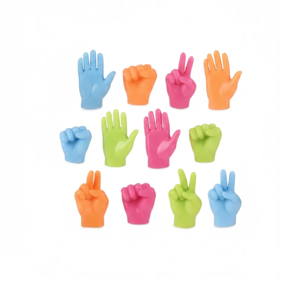 2.5" Neon Hand Finger Puppets — wholesale Plush & Squishies by the case