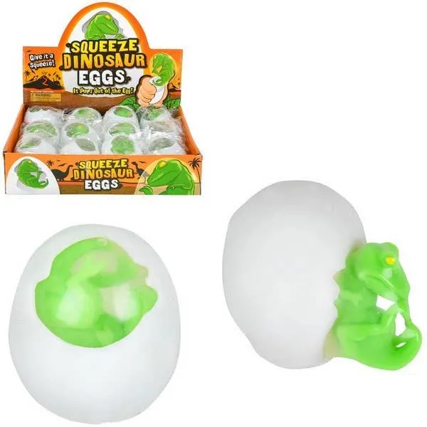 Easter Dinosaur Egg Squeeze Fidget Kids Toy — wholesale Fidgets & Sensory by the case