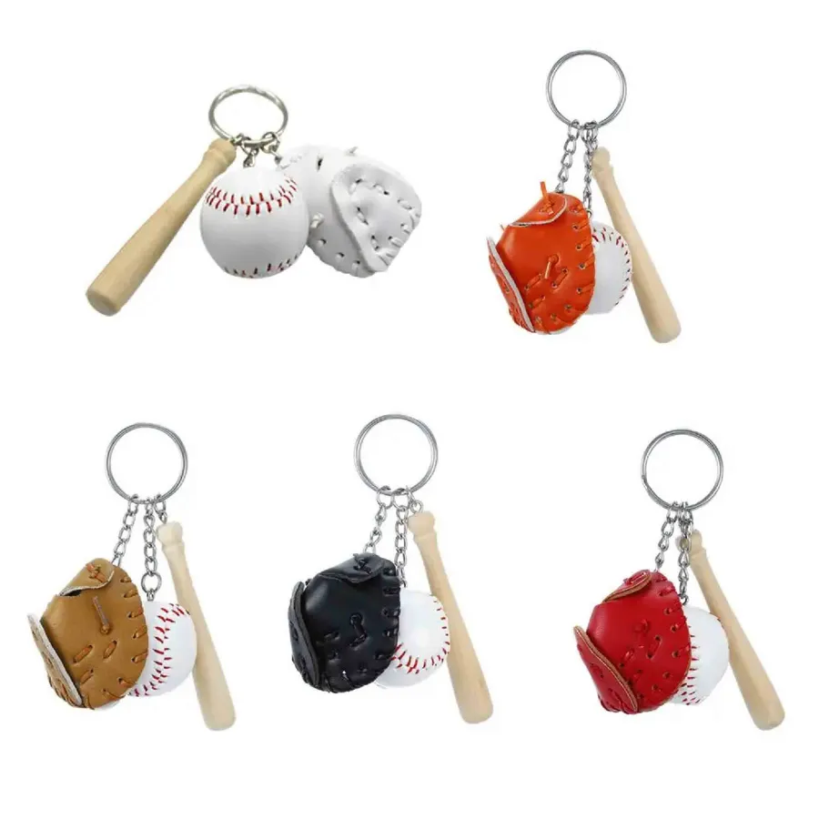 Charm Pendant Baseball Keychain For Bags In Bulk — wholesale Keychains & Charms by the case