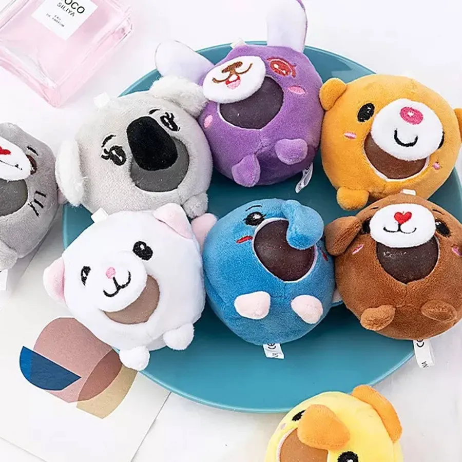Squishy Toys Plush Cute Pet Zipper Stress Ball - Fidget Sensory Toy — wholesale Fidgets & Sensory by the case