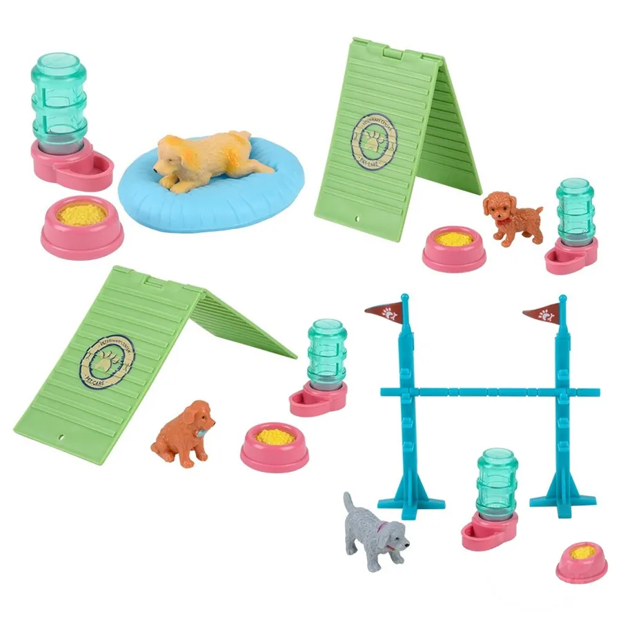 Micro Dog Play Set Toys For Kids — wholesale Pet by the case