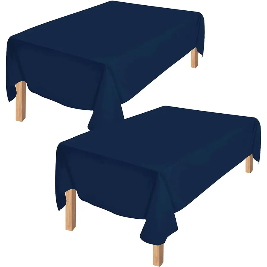 Polyester Tablecloth (Navy Blue) — wholesale More Wholesale Goods by the case
