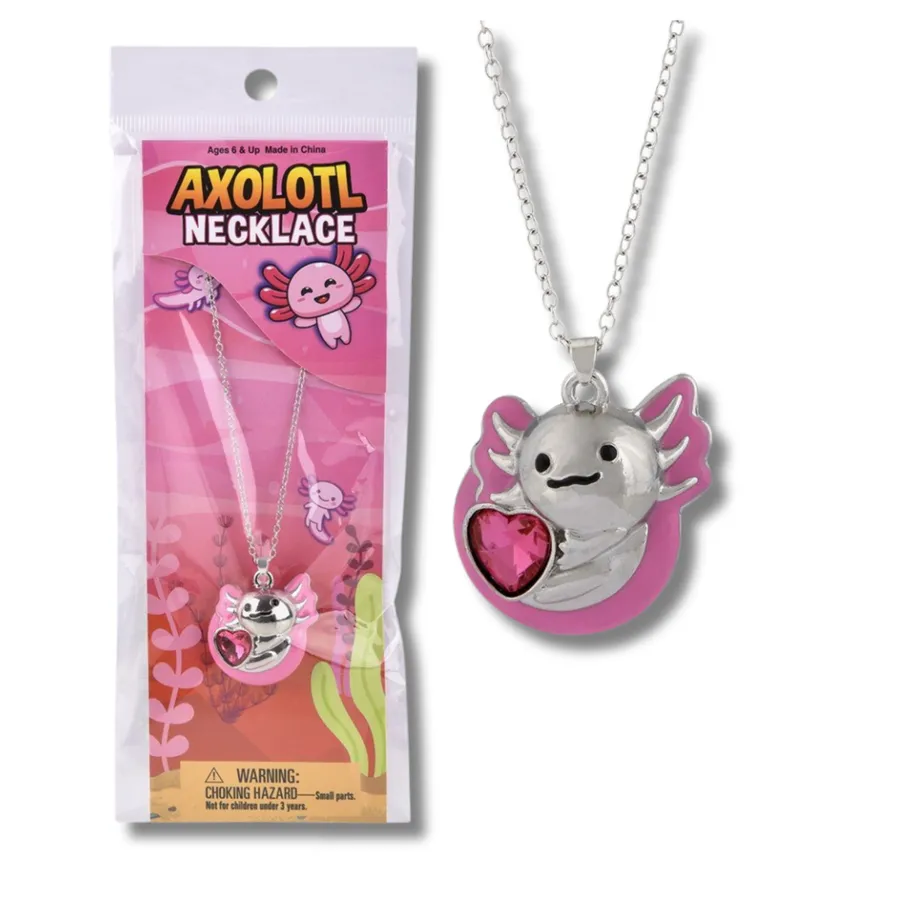 Axolotl Stone Pendant Necklace For Women's — wholesale Apparel & Accessories by the case