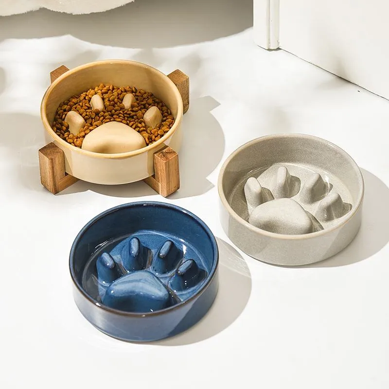 Ceramic Pet Bowl Dog Feeder - Assorted — wholesale Pet by the case