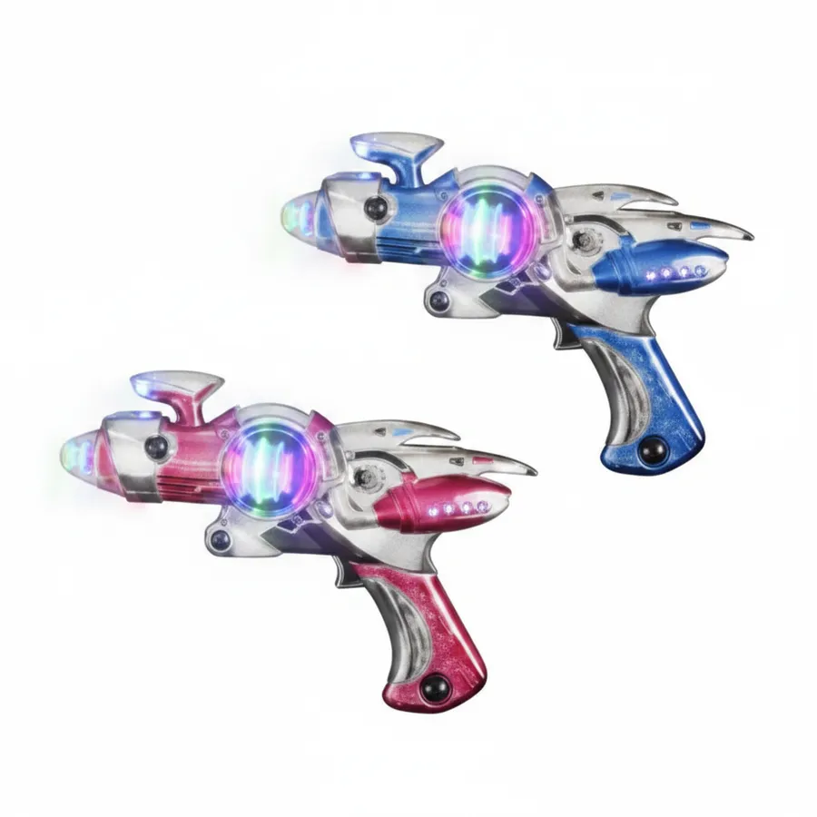 Light-Up Spinning Space Toy Gun - Fun Novelty Toys for Kids — wholesale Toys & Games by the case