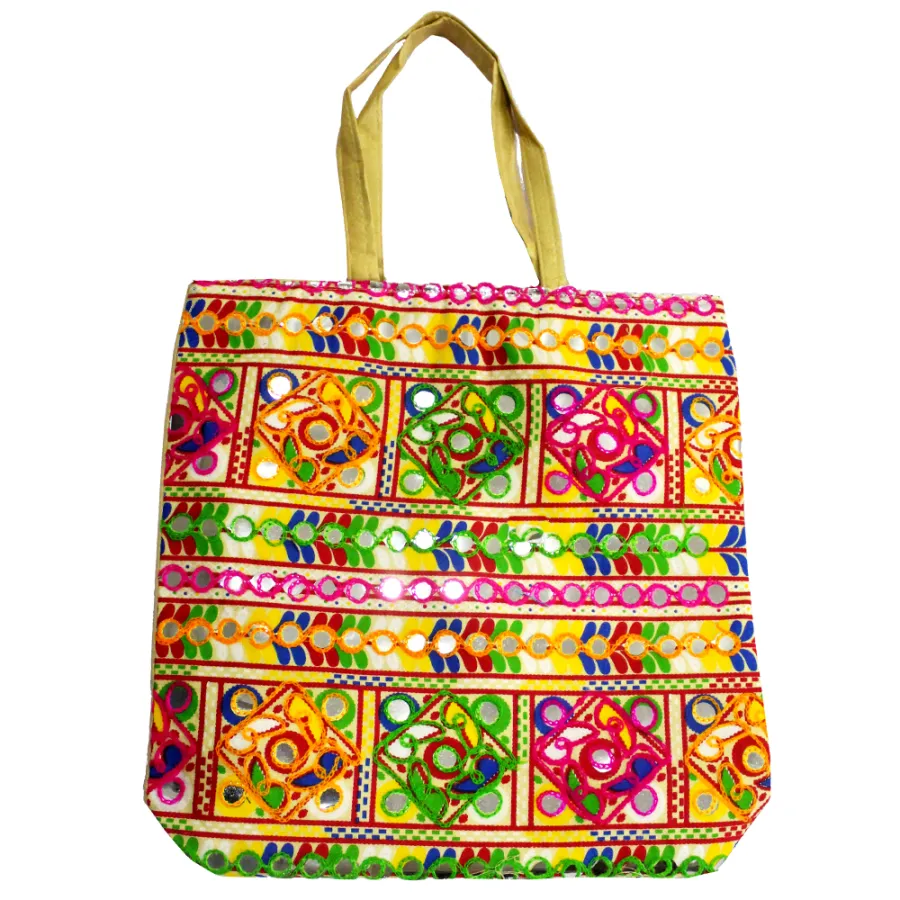 New Square Handle Bag With Embroidery — wholesale Bags & Backpacks by the case