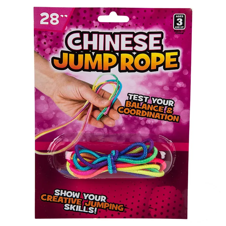 Chinese Stretchable Jump Rope - Assorted — wholesale Toys & Games by the case