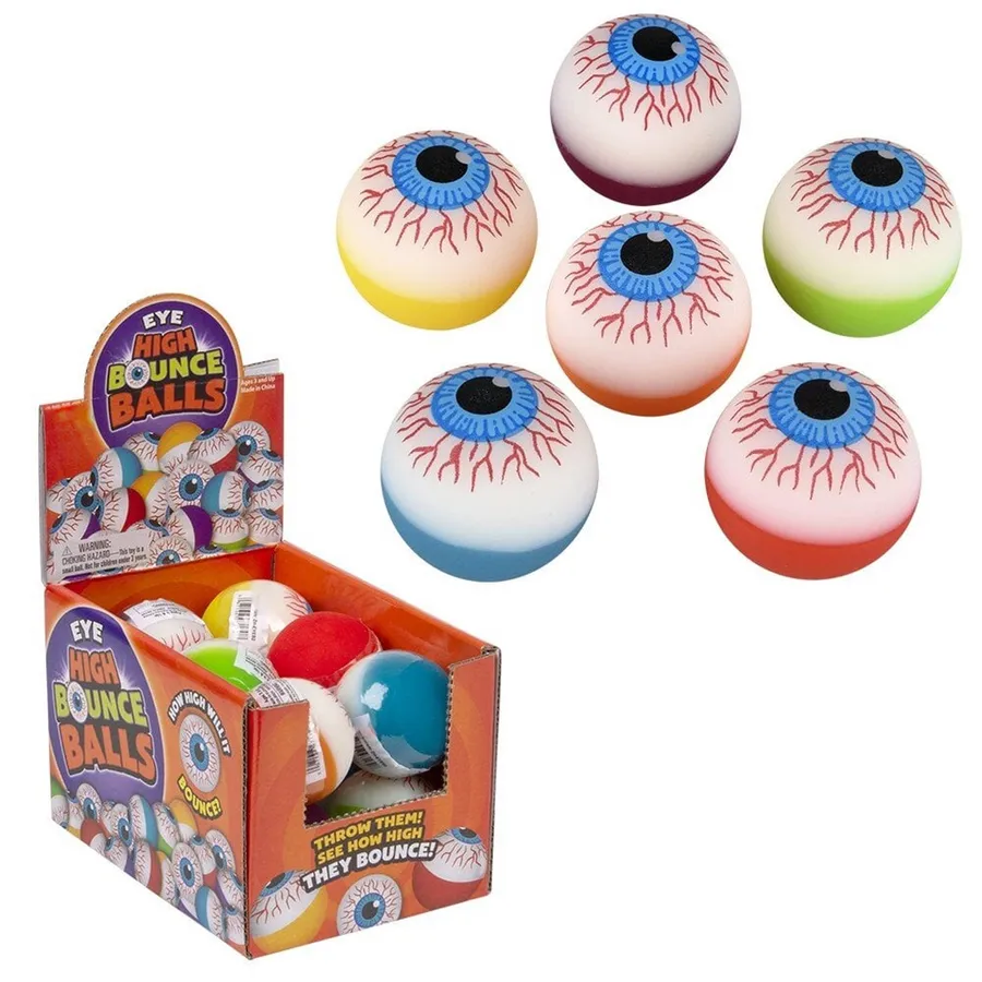 Halloween Eyeball Squeeze Kids Play Toy - Assorted — wholesale Fidgets & Sensory by the case