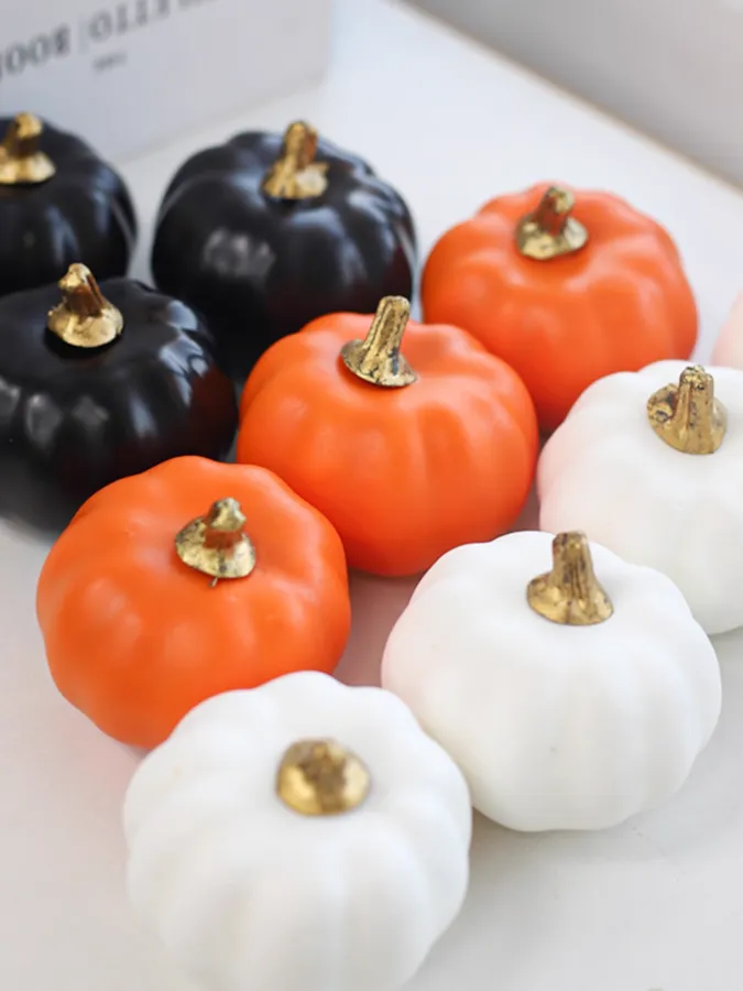 Mini Artificial Pumpkin Decor for Halloween & Thanksgiving — wholesale Seasonal & Holiday by the case