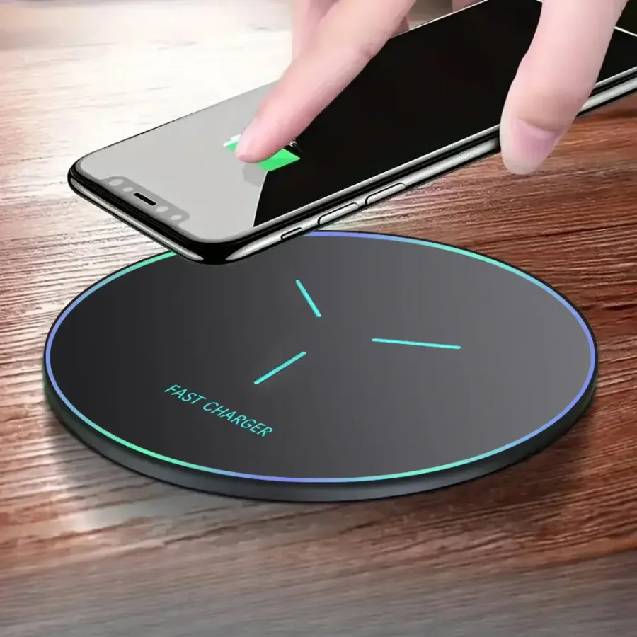 Type-C Induction Charging Pad–Slim Portable Wireless Charger — wholesale Tech & Gadgets by the case