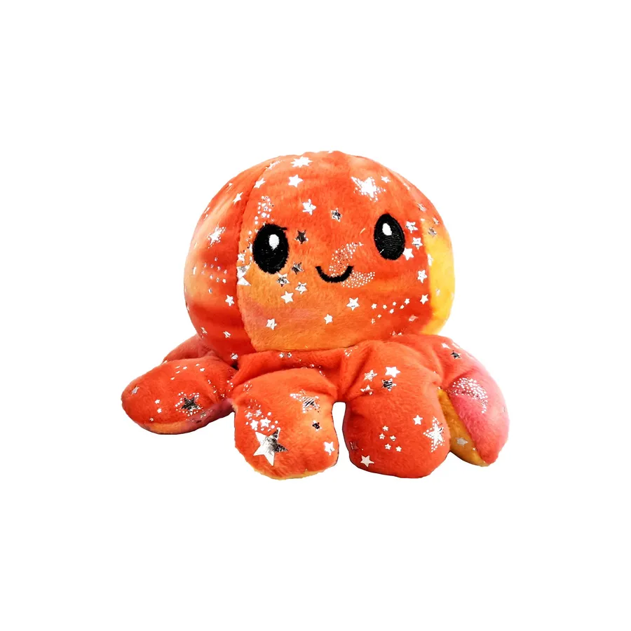 Printed Octopus Reversible Soft Plush Kids Toy- Assorted — wholesale Plush & Squishies by the case