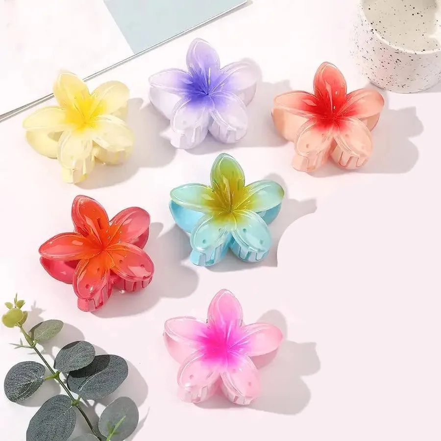 Cute Flower Theme Hair Clips For Women- Assorted — wholesale Apparel & Accessories by the case