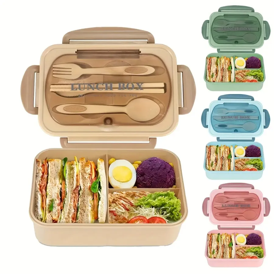 Bento Lunch Box Sealed Microwave Safe Container — wholesale Bags & Backpacks by the case