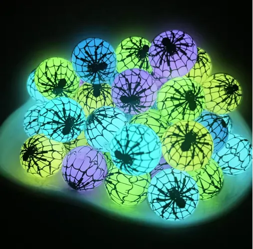 Luminous Spider Beads – Halloween - Assorted — wholesale Seasonal & Holiday by the case