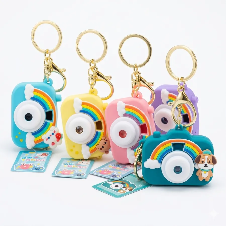 Viral Projector Camera Keychain Bulk Cute Bestseller — wholesale Keychains & Charms by the case