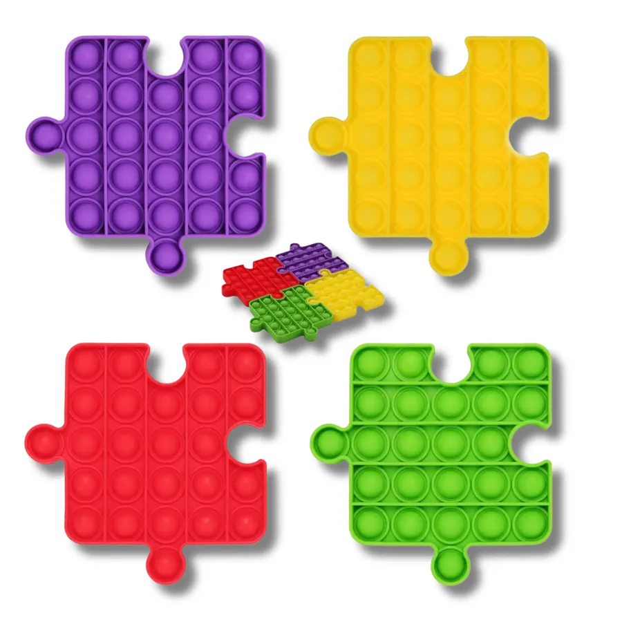 Easter Jigsaw Puzzle Pop It Fidget Kids Toys- Assorted — wholesale Fidgets & Sensory by the case
