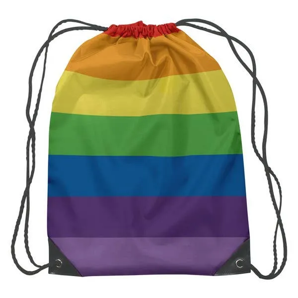 Easter Small Rainbow Sports Closure Backpack — wholesale Seasonal & Holiday by the case