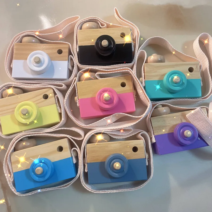 Wooden Mini Camera Kids Toy - Assorted — wholesale Toys & Games by the case