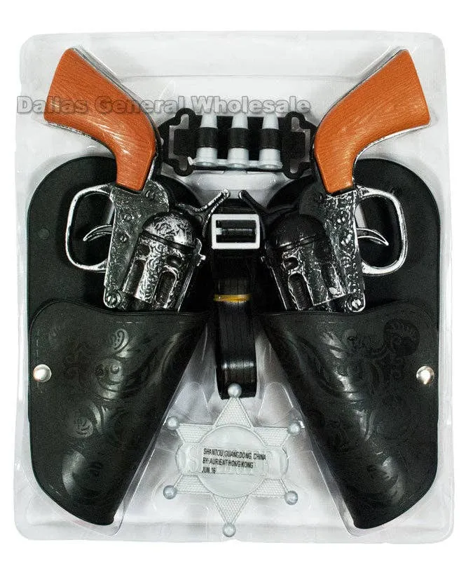 Pretend Play Cowboy Pistol Gun Set Wholesale — wholesale Toys & Games by the case