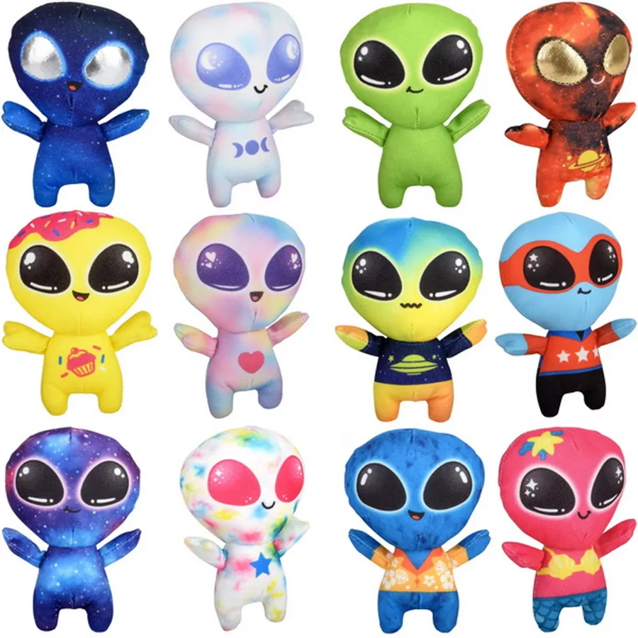 Alien Plush Toys | 5" | Assorted — wholesale Plush & Squishies by the case