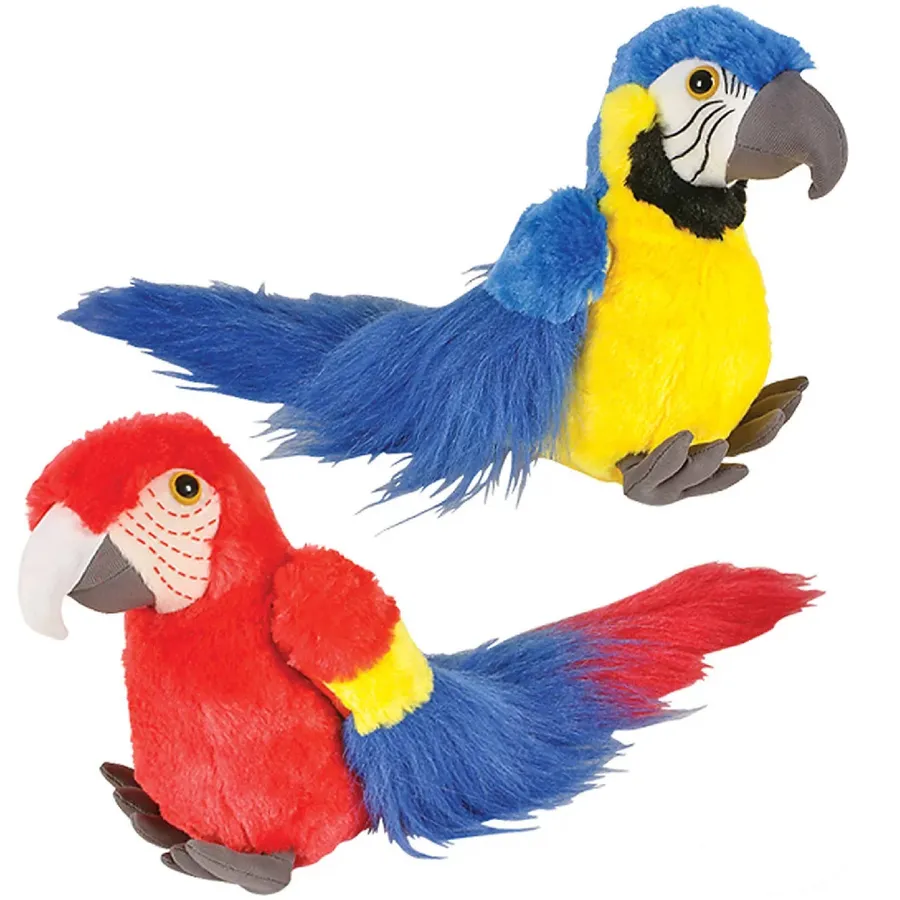 Realistic Soft Stuffed Plush Parrot Kids Toy — wholesale Plush & Squishies by the case