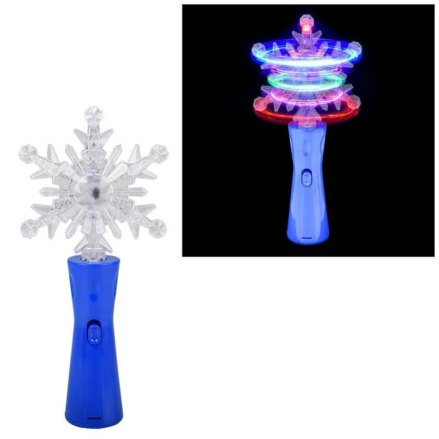 Light Up Snowflake Wand Kids Toy — wholesale Toys & Games by the case