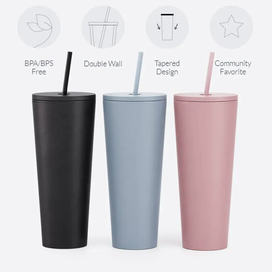 New Design Solid Acrylic Tumbler For Drinkware Use- Assorted — wholesale Kitchen & Drinkware by the case