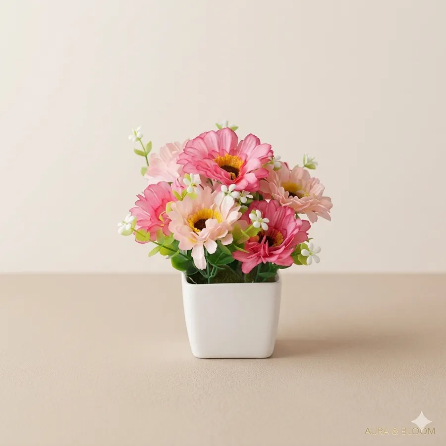 Eternal Spring Artificial Flower Pot Décor Bulk — wholesale Home & Décor by the case