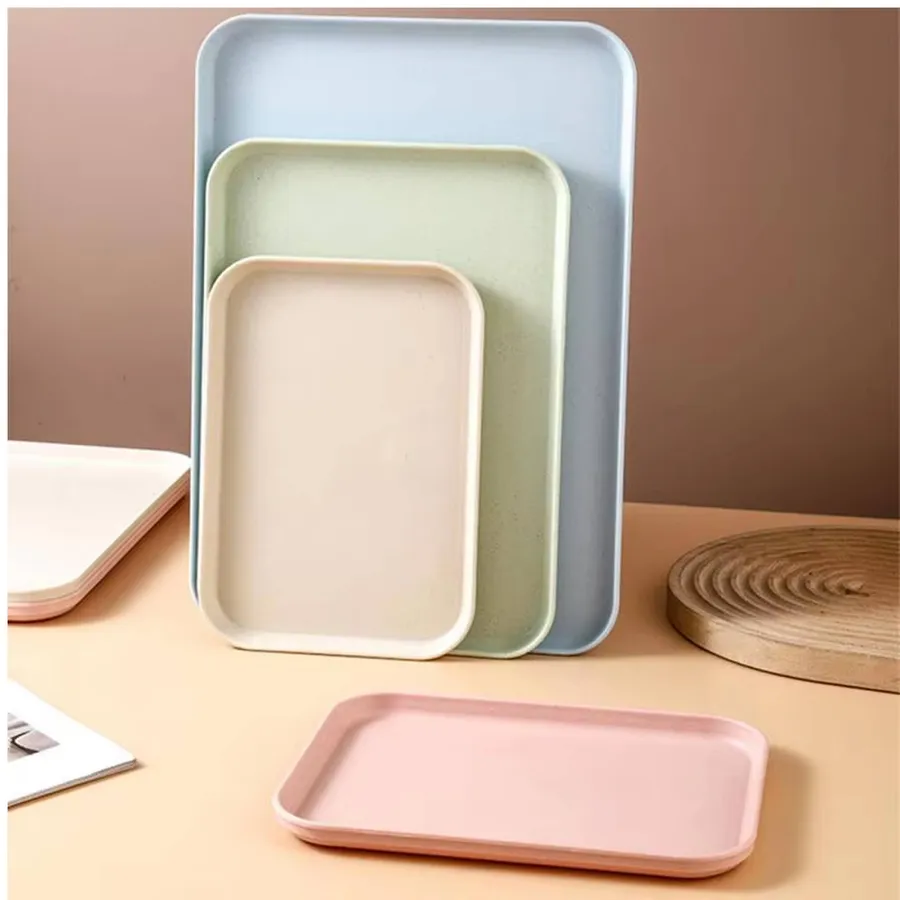Rectangular Plastic Tray For Home & Kitchen ation — wholesale Kitchen & Drinkware by the case