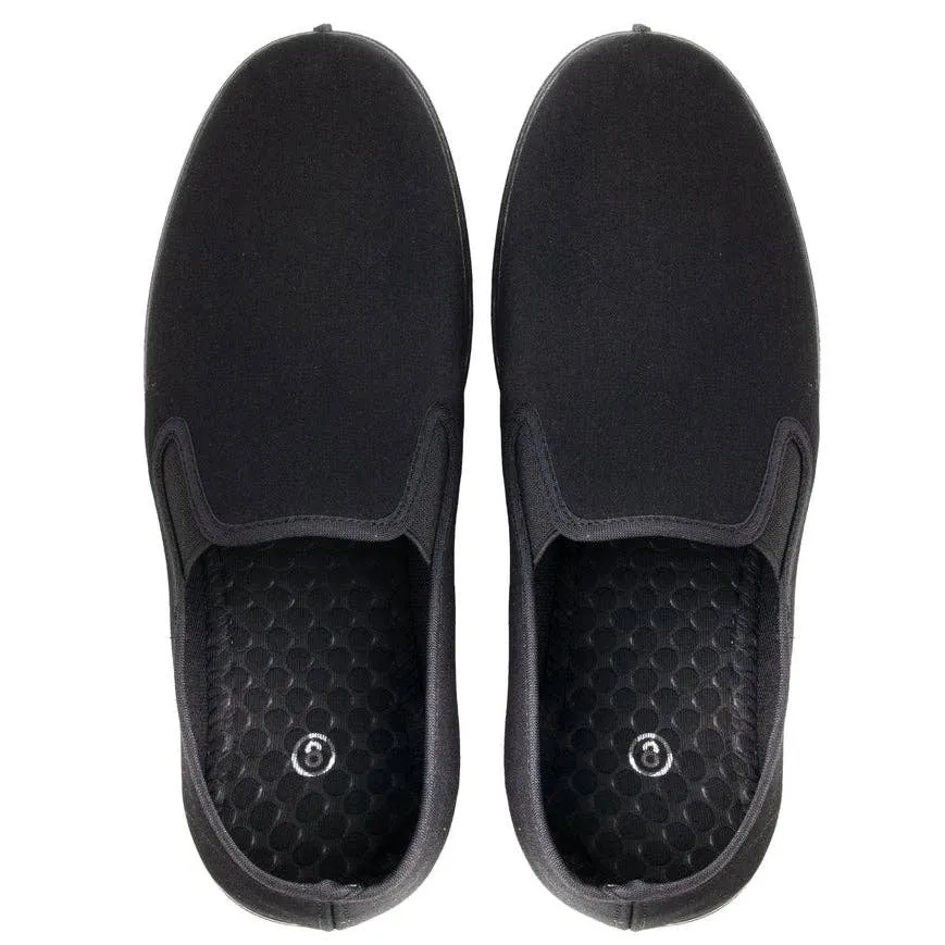 Classic Black Adult Slip-On Shoes For Daily Uses — wholesale More Wholesale Goods by the case