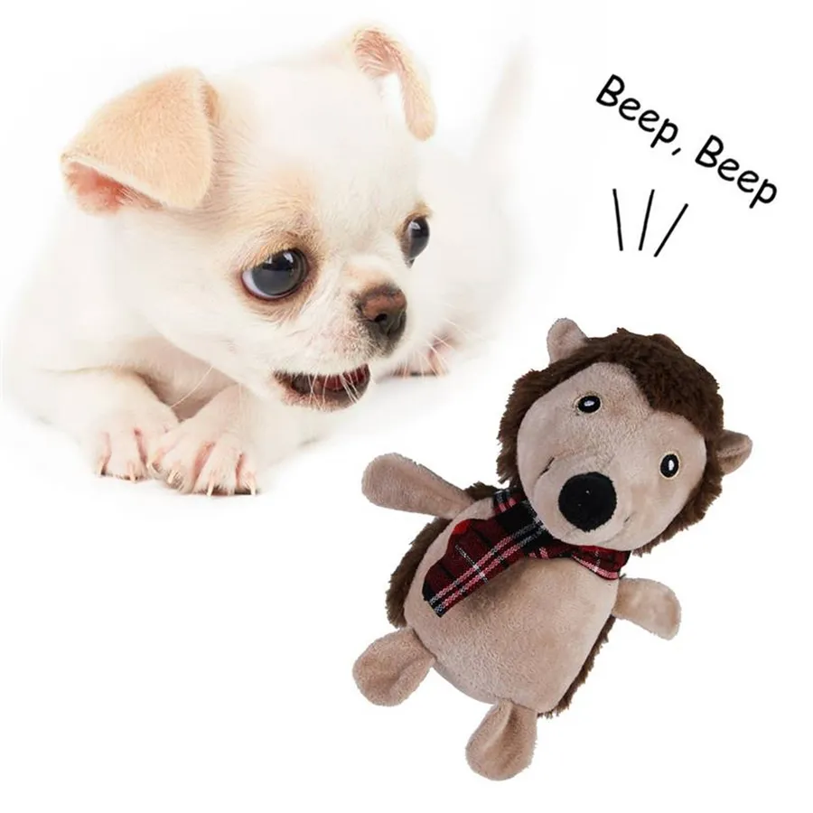 Hedgehog Stuff Plush Squeaky Dog Chew Toy In Bulk — wholesale Plush & Squishies by the case