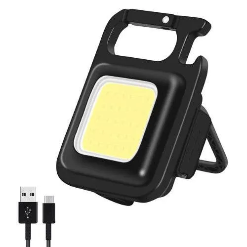 Fidget Keychain COB Work Light - Sensory Toy Pocket Flashlight with Squishy Bumper — wholesale Fidgets & Sensory by the case