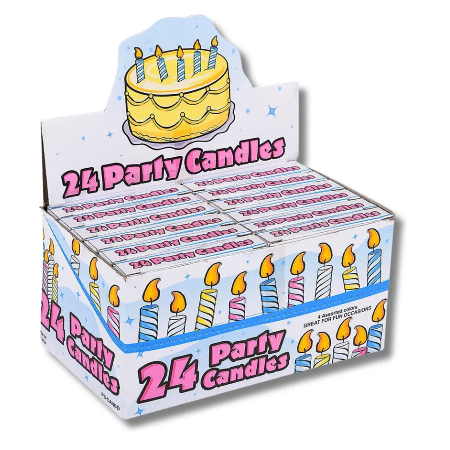 Birthday Party Candles- {24Pcs/Case} — wholesale Party & Gifts by the case