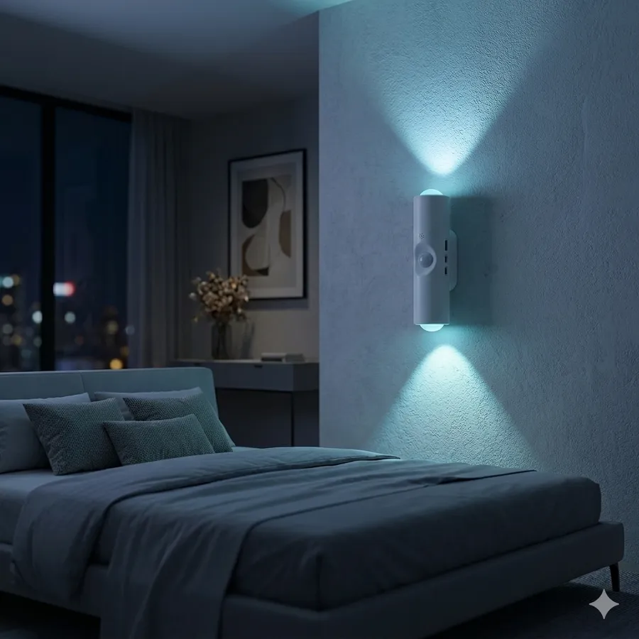 Rechargeable Motion Sensor RGB Night Lights (2 Pack) — wholesale Home & Décor by the case