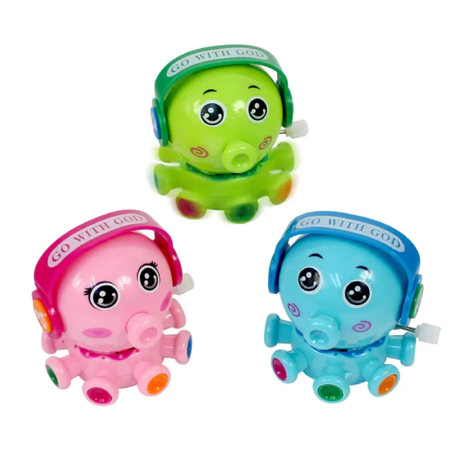 Octopus WindUp Spinning Toy "3" — wholesale Toys & Games by the case