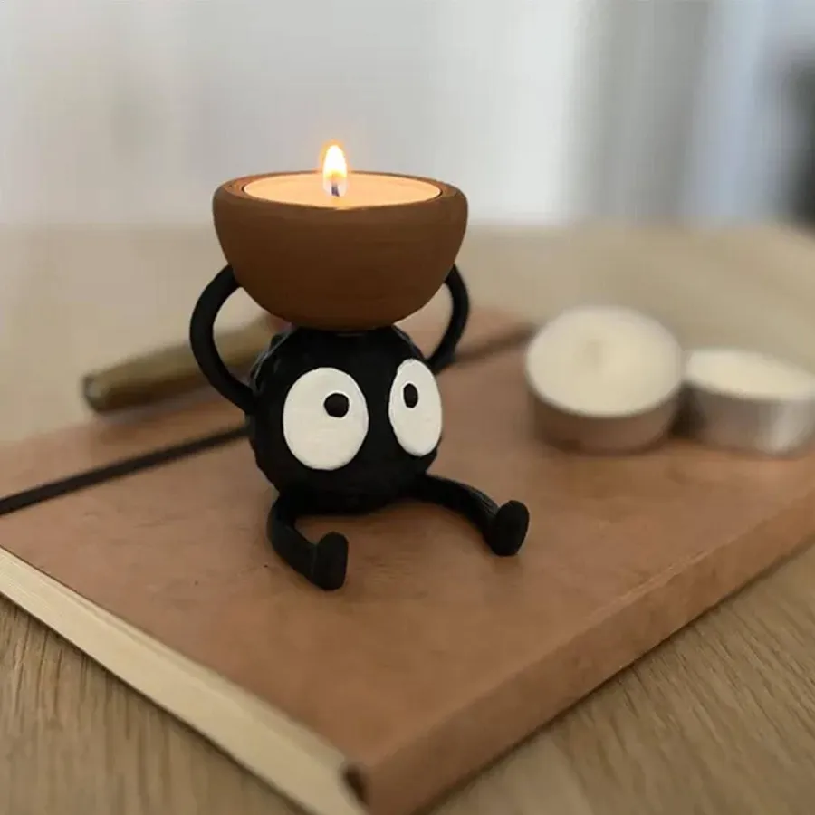 3D Printed Cute Tea Light Candle Holder Stand — wholesale Home & Décor by the case