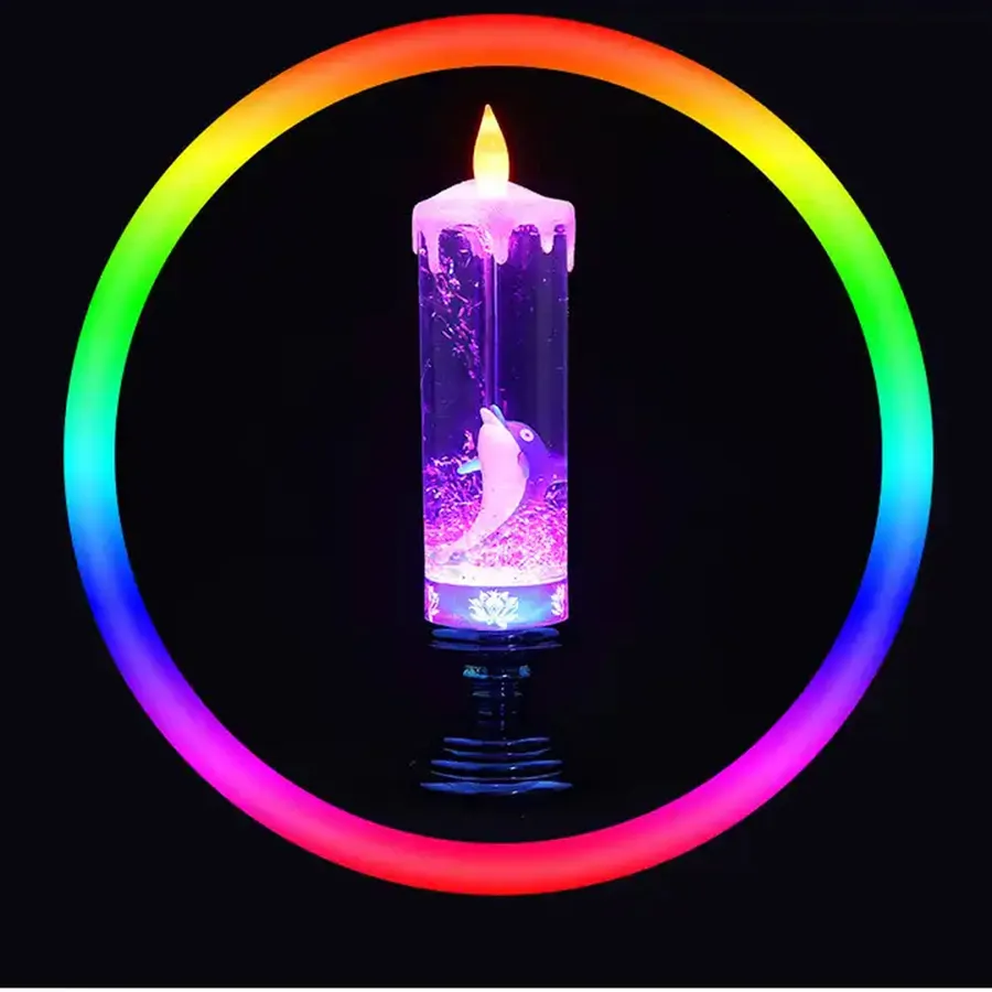 Creative Dolphin LED Candle Lamps For Decor - Assorted — wholesale Home & Décor by the case