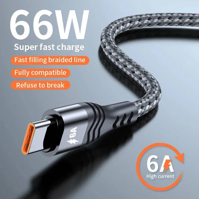 66W USB-C Fast Charging Cable — wholesale Tech & Gadgets by the case