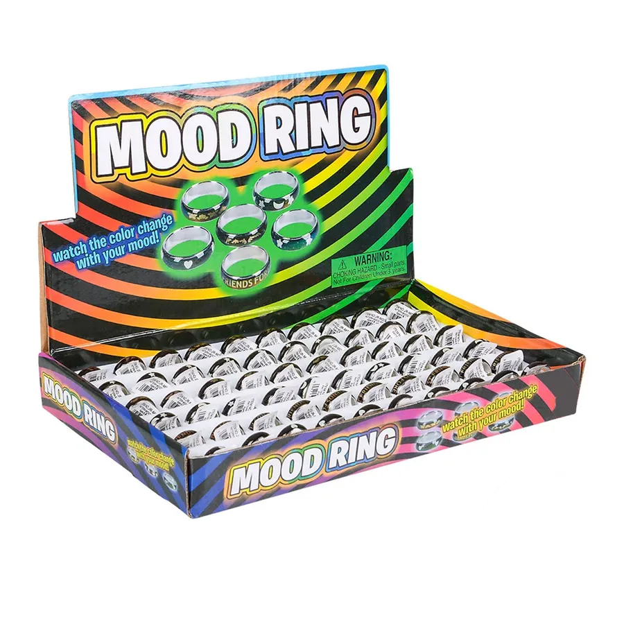 Patterned Mood Unisex Rings — wholesale More Wholesale Goods by the case