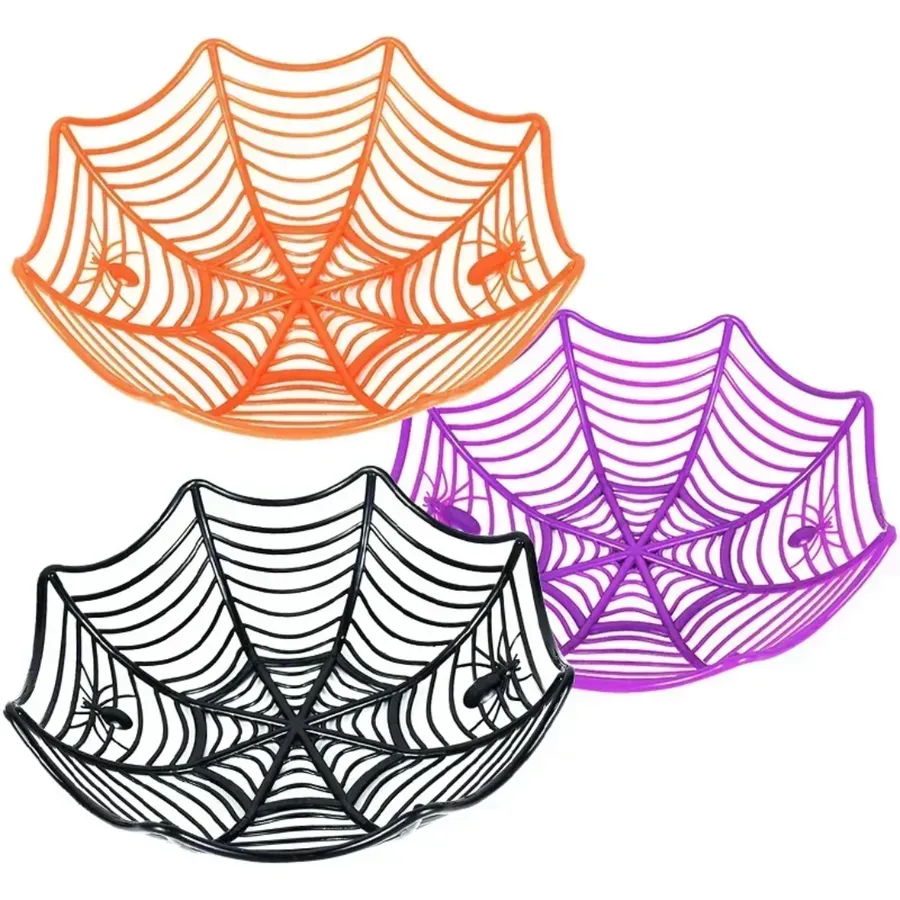 Spider Web Candy Bowl & Fruit Drain Basket — wholesale Home & Décor by the case