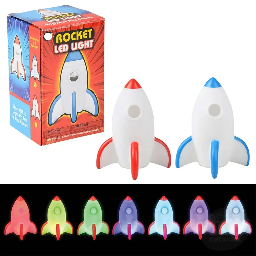 Lighting Up Rocket Fidget Kids Toy — wholesale Fidgets & Sensory by the case