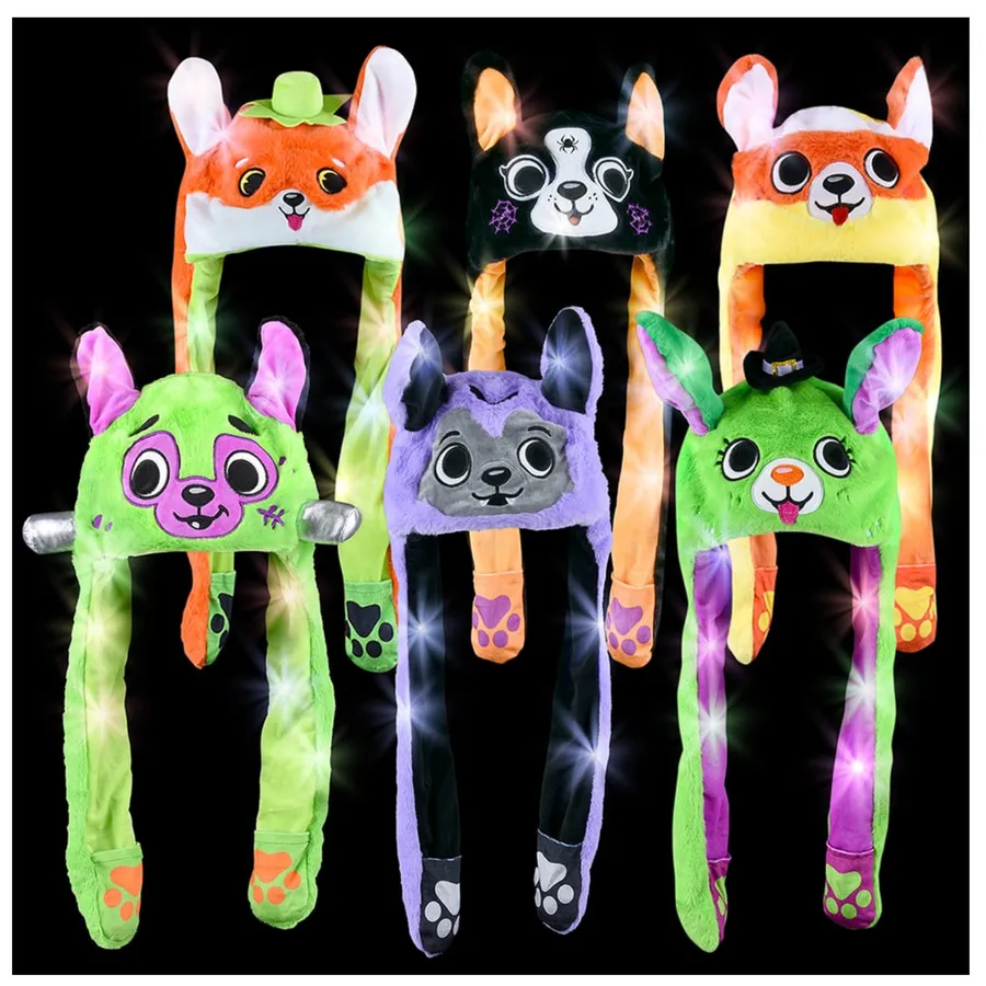 Popping Ear Light-Up Hat For Kids - Assorted — wholesale Apparel & Accessories by the case