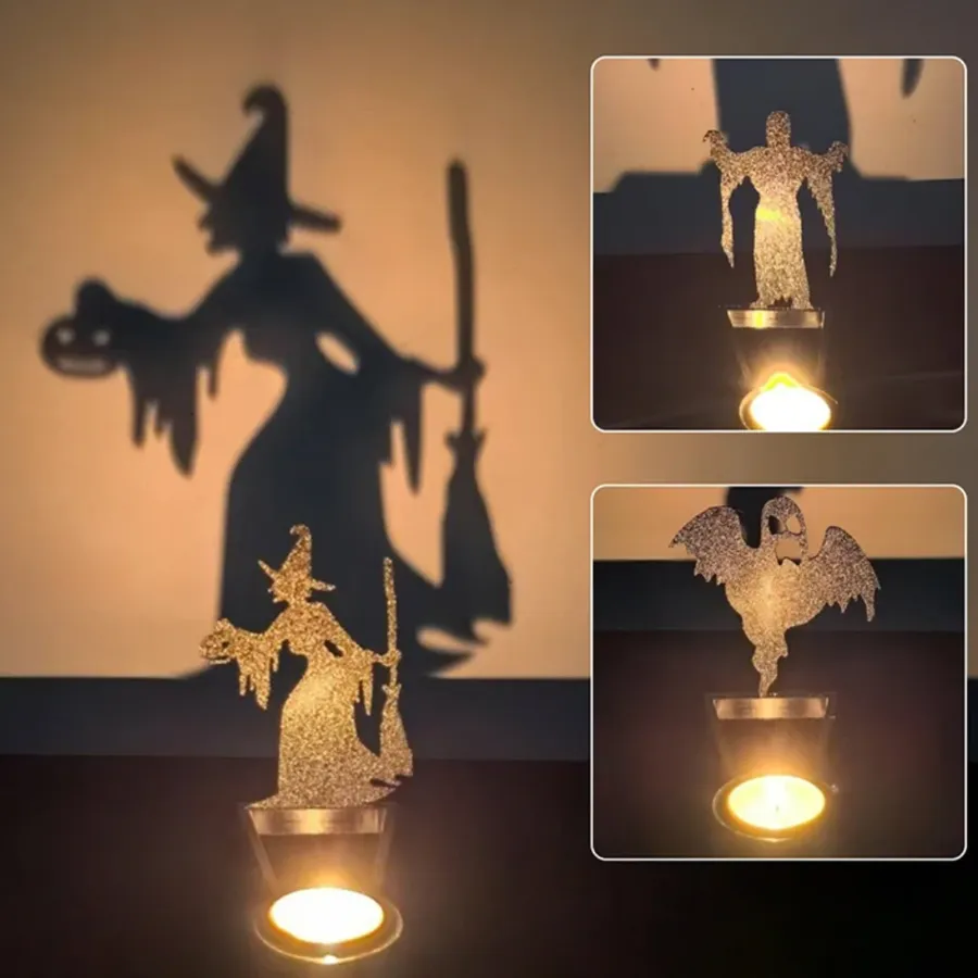 Candlestick Set – Pumpkin & Skull Decor — wholesale Home & Décor by the case
