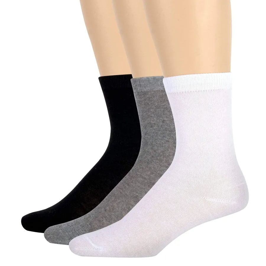 Easter Women's Solid Crew Socks - Assorted — wholesale Seasonal & Holiday by the case