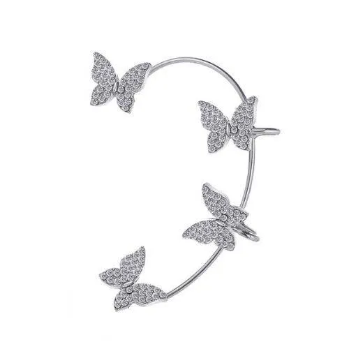 Modern Butterfly Statement Clip On Earring | No Piercing — wholesale Apparel & Accessories by the case