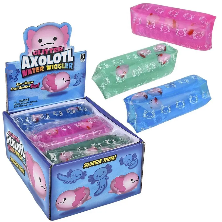 Axolotl Water Wiggler Fidget Toy – Kids Sensory Toy Bulk — wholesale Fidgets & Sensory by the case