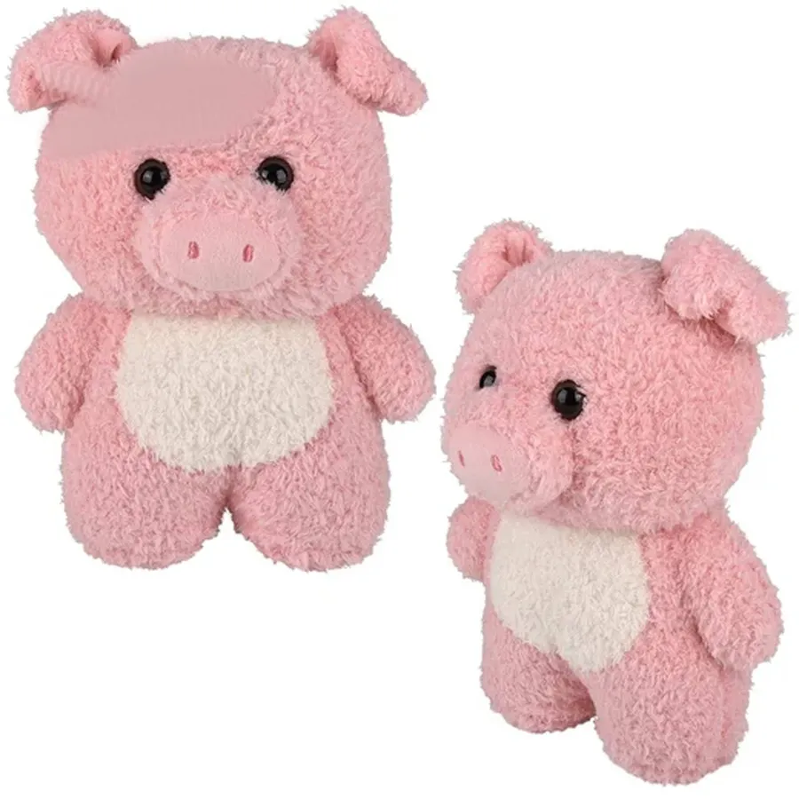 Scruffy Plush Soft Pig Kids Toy In Bulk — wholesale Plush & Squishies by the case